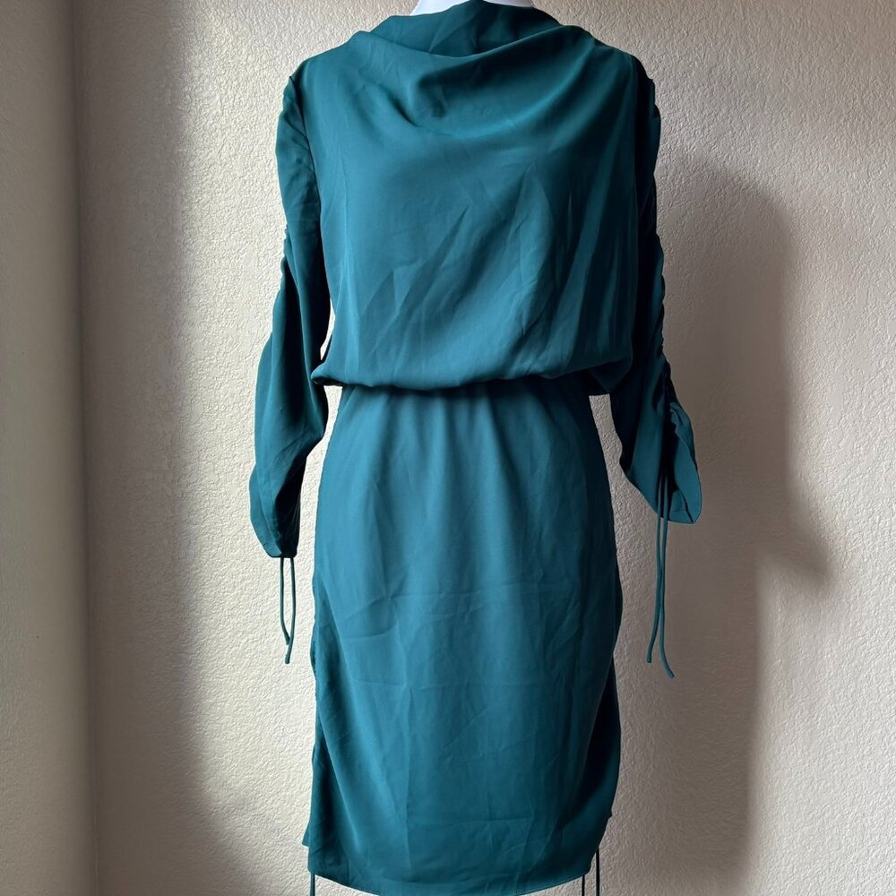 Amanda Uprichard Debra Dress Teal Size Small